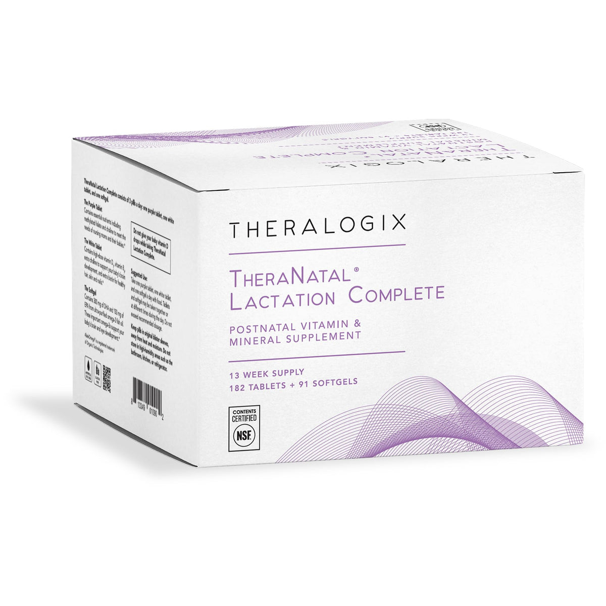 Theralogix TheraNatal tablets and softgels support postnatal nutrition.