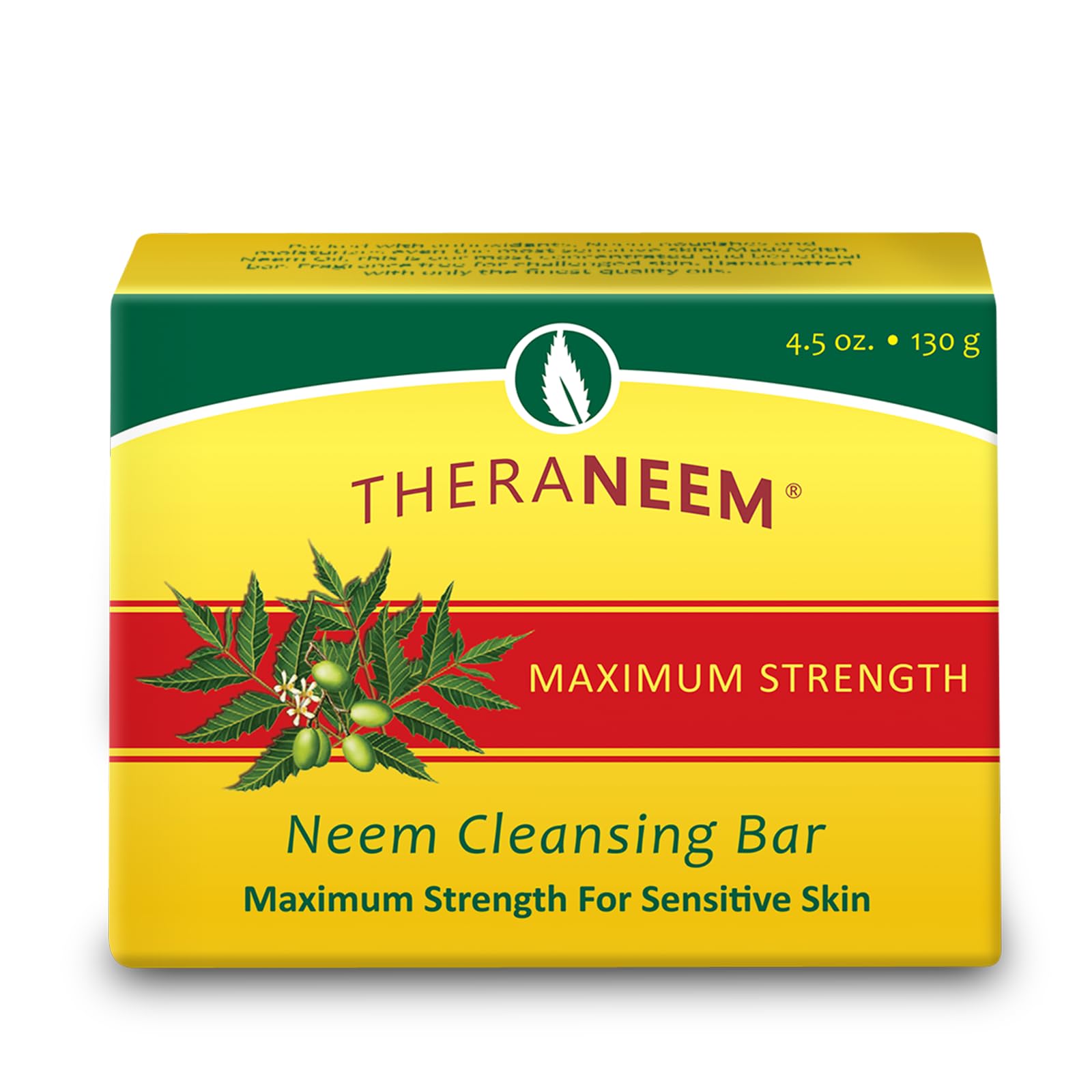 Thera Neem barra de limpieza con Neem y aceite para piel sensible