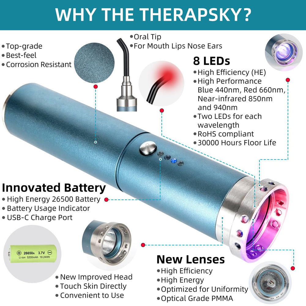 Therapsky 5200mAh battery for cordless sessions