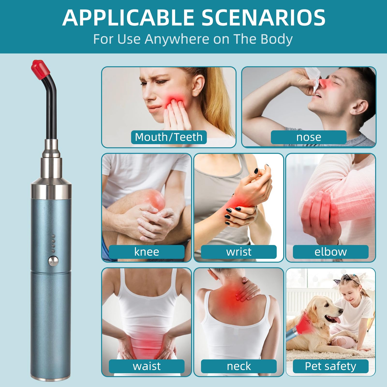 Therapsky pulse mode 10Hz offers gentler irradiation