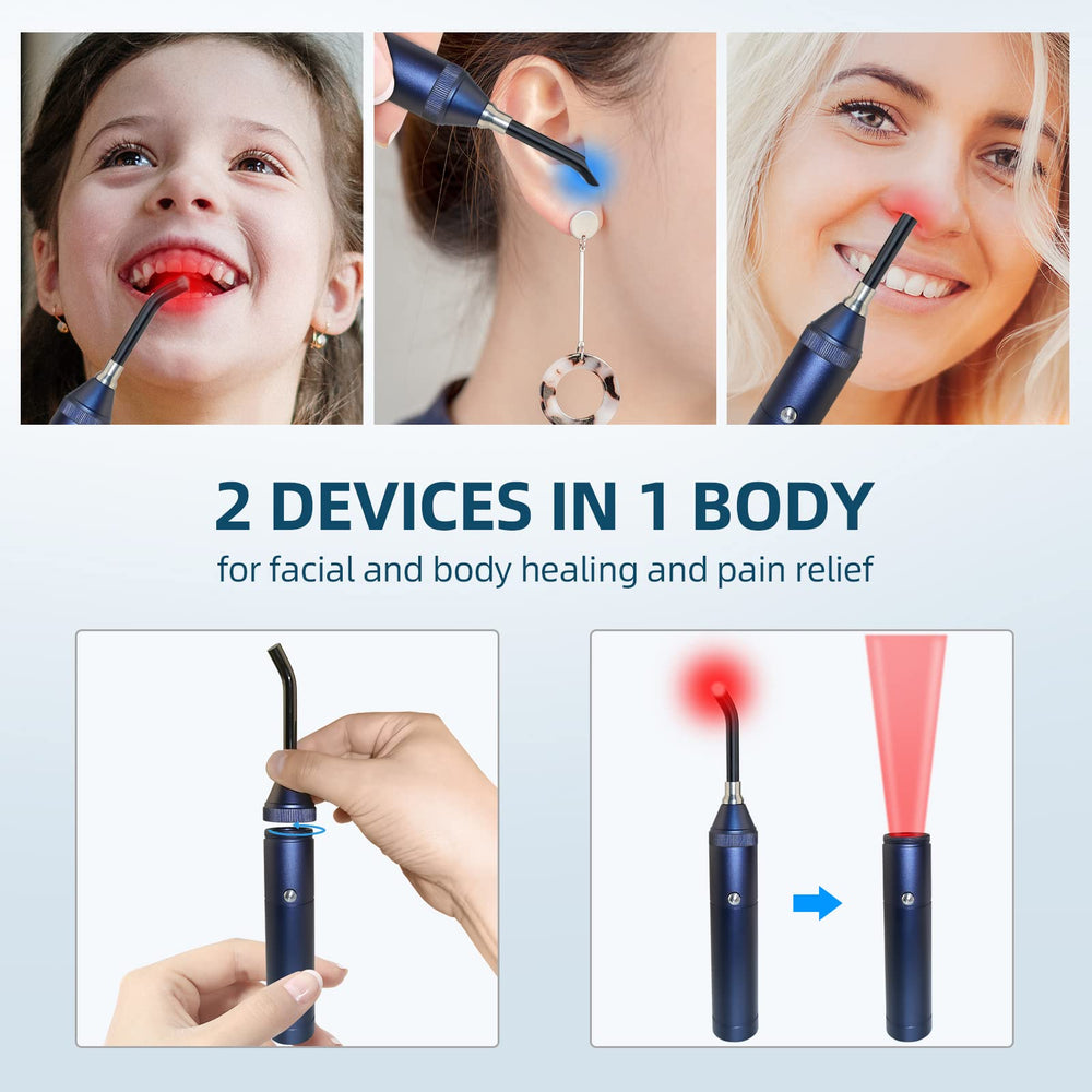 TherapSky red light wavelength panel highlights multi-band LEDs for skin and tissue reach.