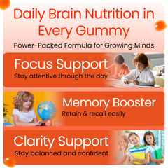 Therefore B.Genius orange-flavor gummies entice daily use without artificial taste additives.