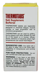 Thermotabs 100-count packaging shown for ongoing hydration support during outdoor work.