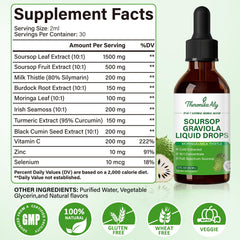 Theronika Aly Soursop extract highlights fruit and leaf for balance