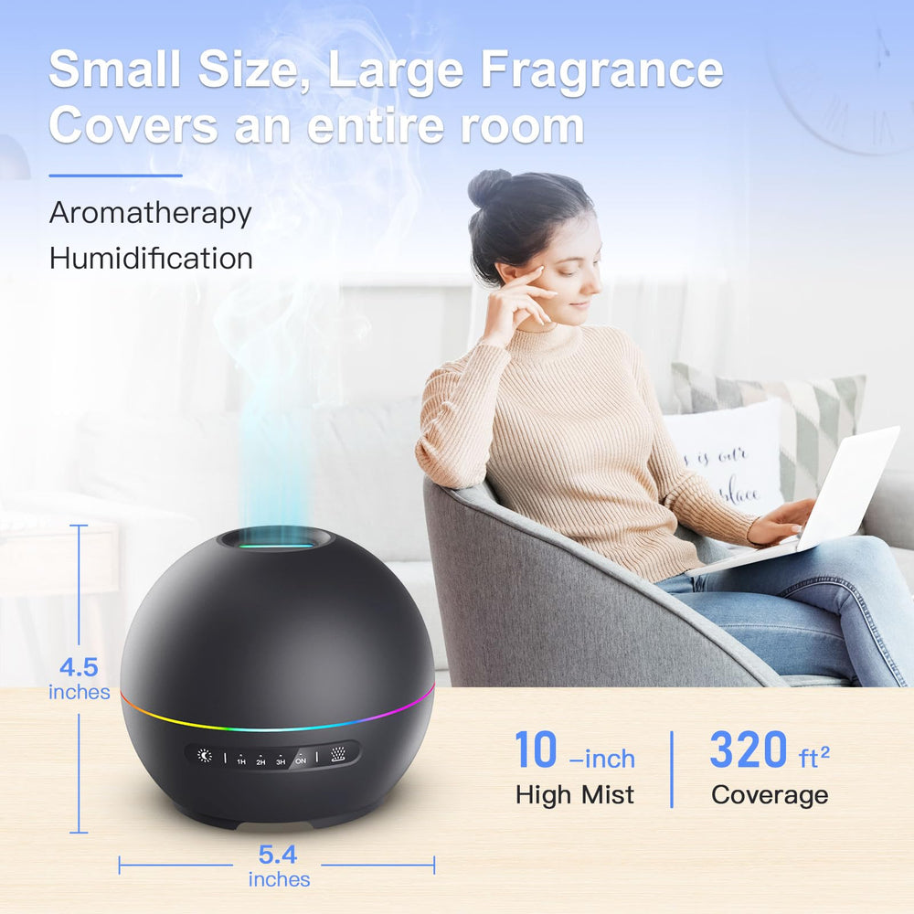 THIMONES diffuser showing 3-hour timer for flexible use during study