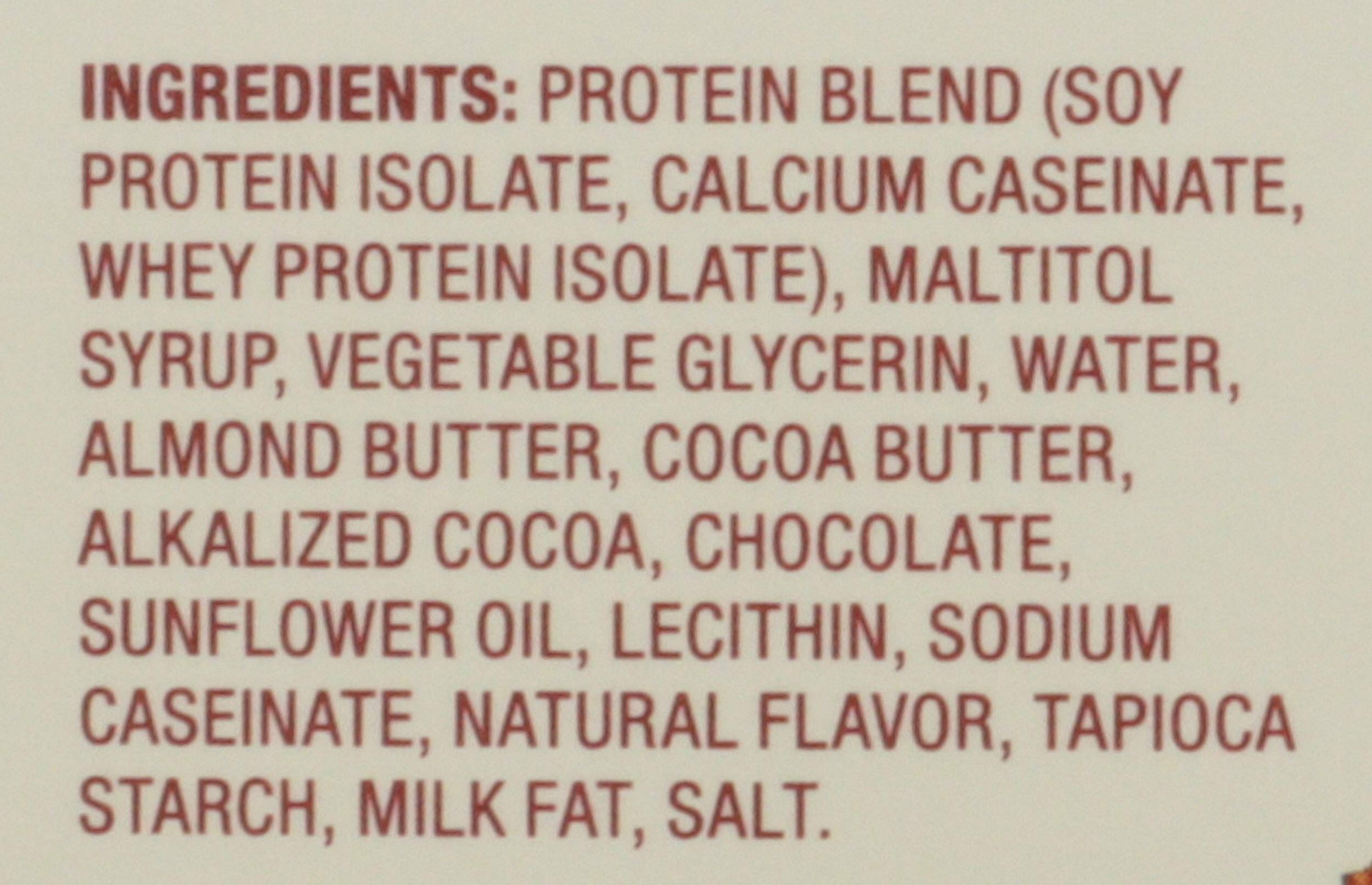 ThinkThin protein bar shows 20g protein per bar for post-workout support.