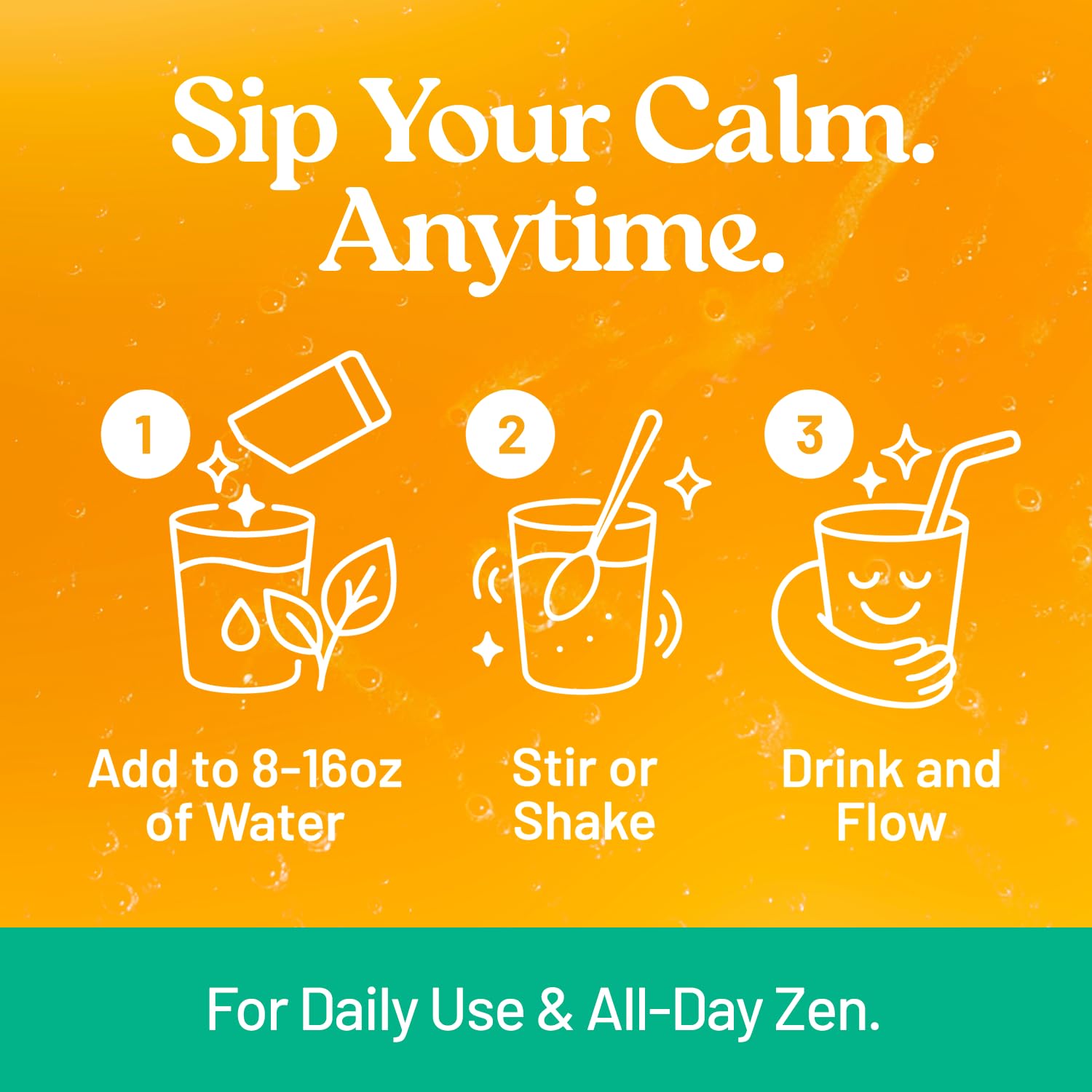 Third Nature Calming Drink packaging box on display for easy shopping.