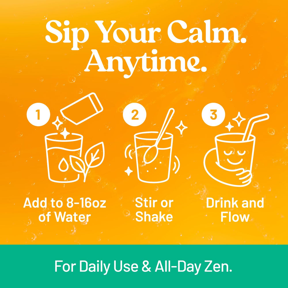 Third Nature Calming Drink packaging box on display for easy shopping.