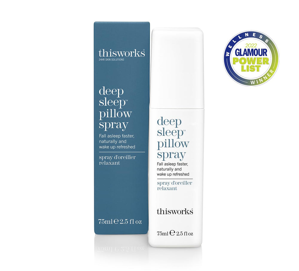 Thisworks Deep Sleep Pillow Spray, award-winning aromatherapeutic blend for sleep