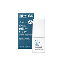 THISWORKS Deep Sleep Pillow Spray bottle close-up for calm bedtime routine