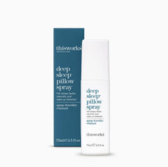 Thisworks Deep Sleep Pillow Spray bottle close-up, calming night ritual aid