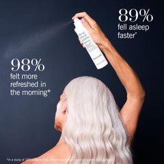 THISWORKS Deep Sleep Pillow Spray lavender close-up highlights soothing aroma for sleep support.