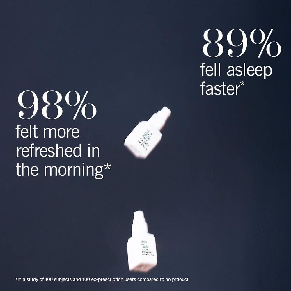 Packaging shot of THISWORKS pillow spray for travel and convenience