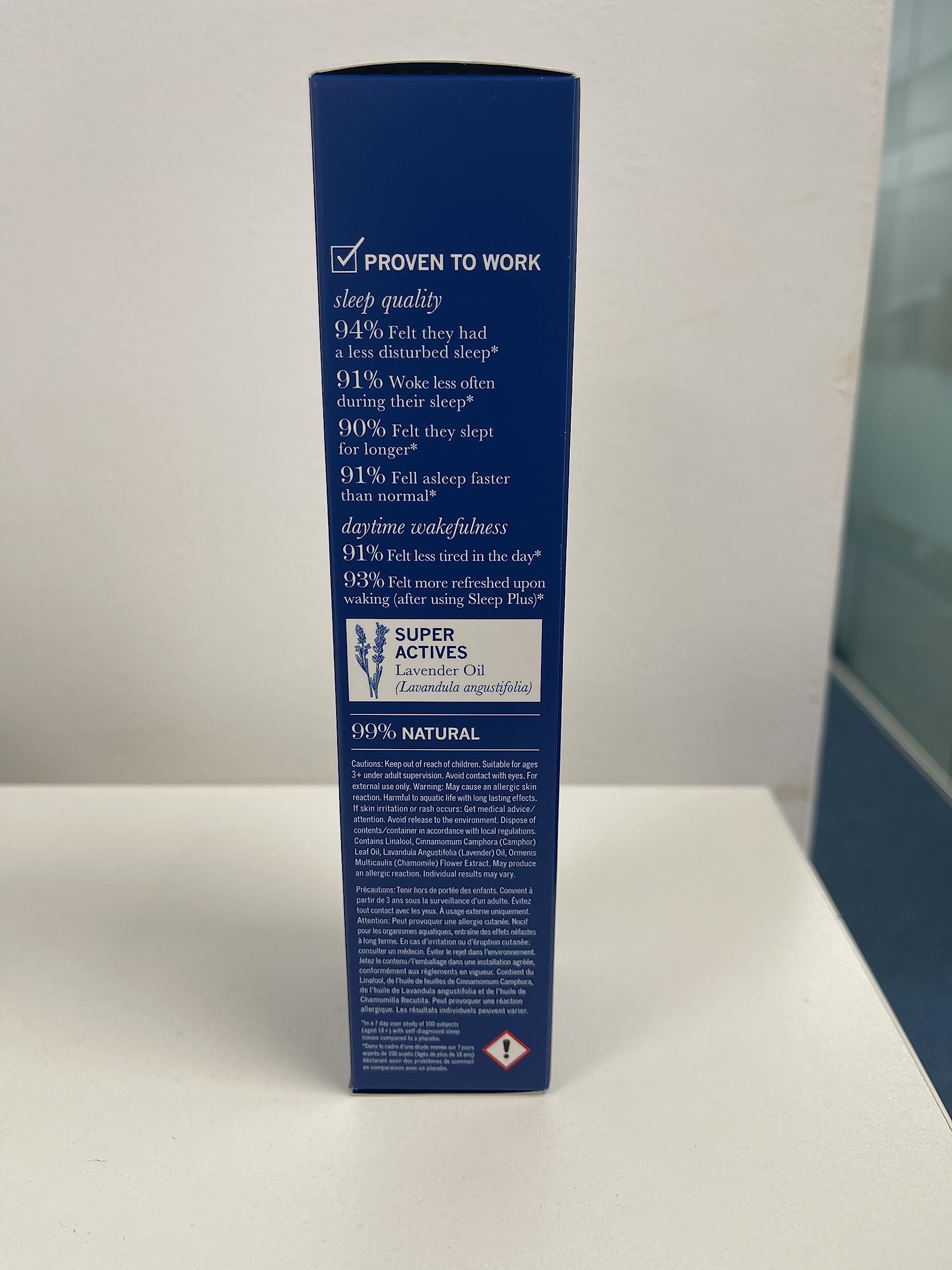 THISWORKS Sleep Plus Pillow Spray packaging ready for easy bedside use.