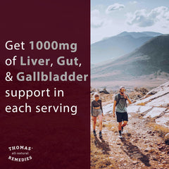 Thomas' Tudca capsules pack shows vegan non GMO formulation