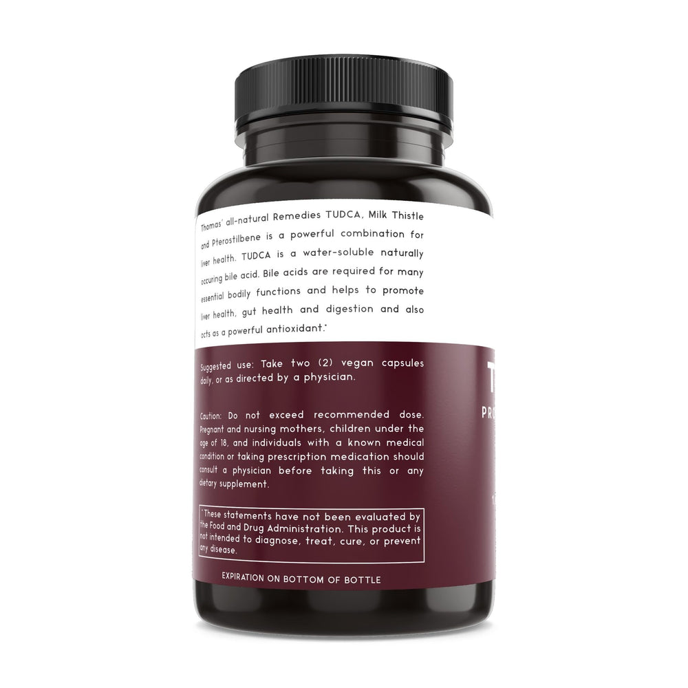 Thomas' Tudca product with vegan icon indicates plant based option