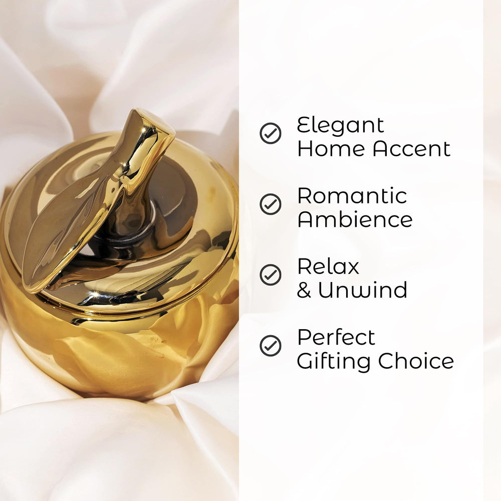 Thompson Ferrier cotton wick ensures steady flame and even scent throw.