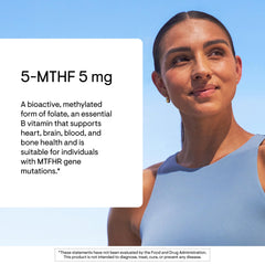 THORNE 5-MTHF capsules ready to support your morning routine.