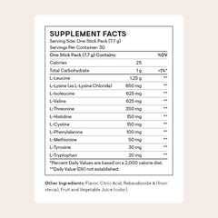 Powder scoop highlights convenient serving for pre- or post-workout use.