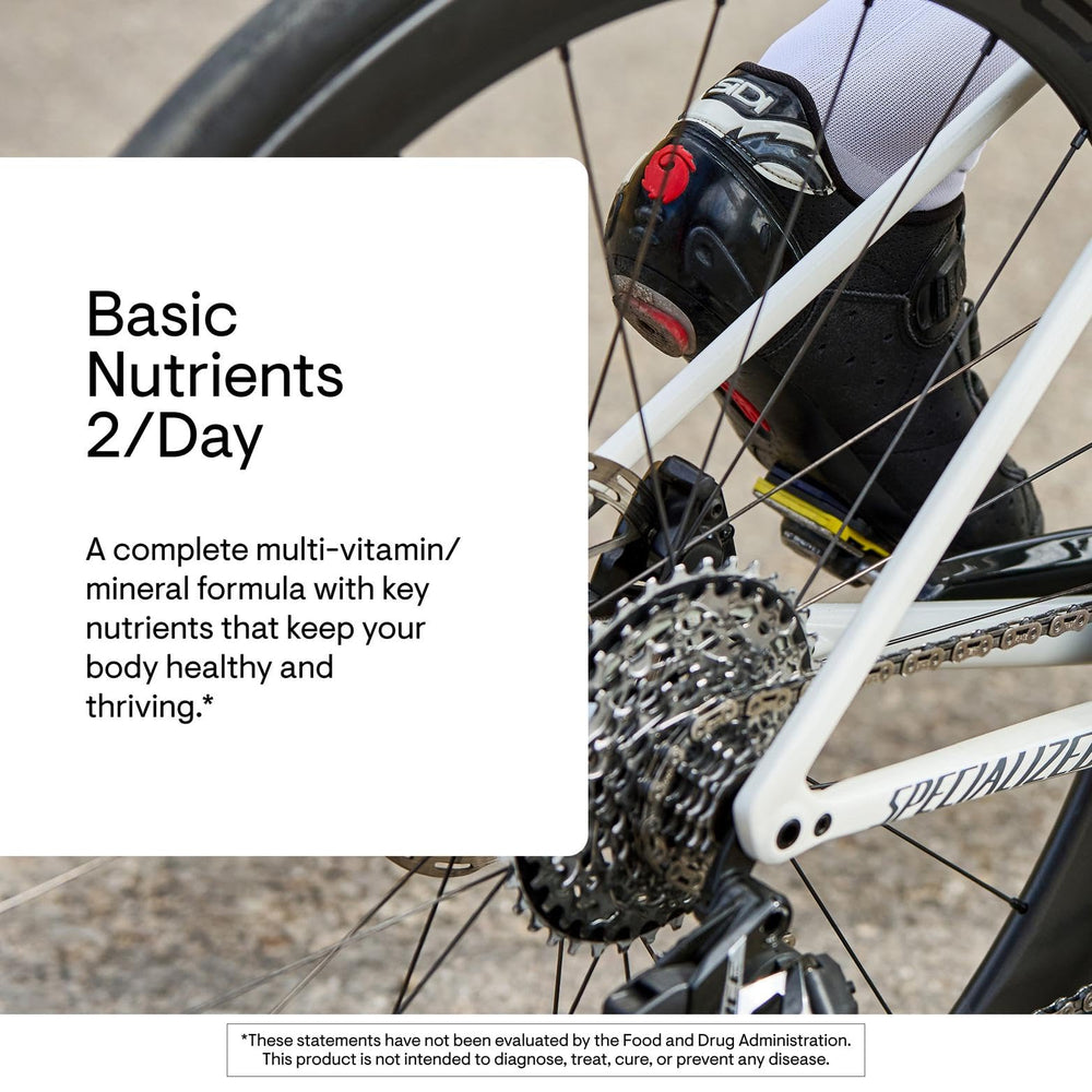 THORNE Basic Nutrients 2/Day capsules closeup highlighting biobale minerals