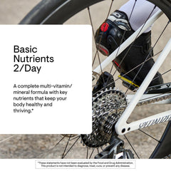 THORNE Basic Nutrients 2/Day capsules closeup highlighting biobale minerals