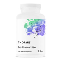 THORNE Basic Nutrients 2/Day bottle for daily wellness.