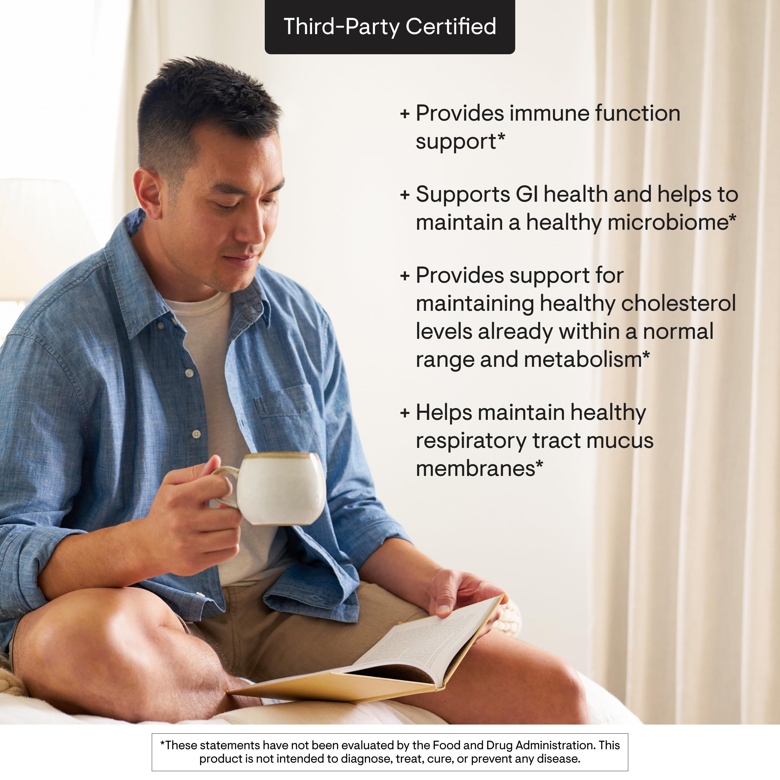 THORNE Berberine bottle side view conveys brand trust