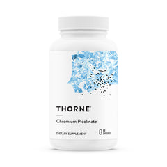 THORNE Chromium Picolinate bottle label emphasizing metabolism support