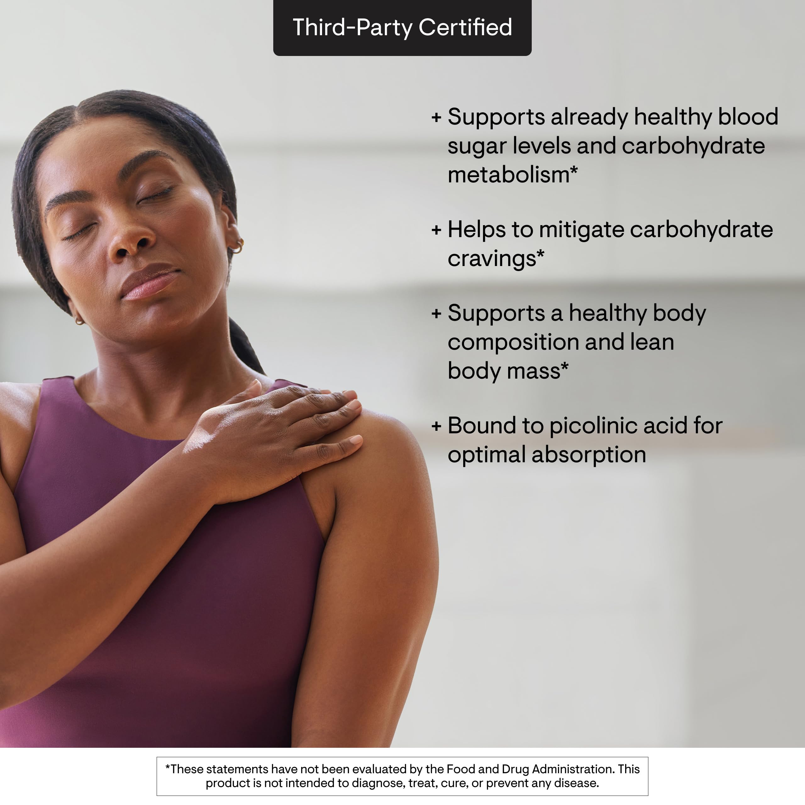 THORNE Chromium Picolinate capsules supporting healthier carbohydrate choices