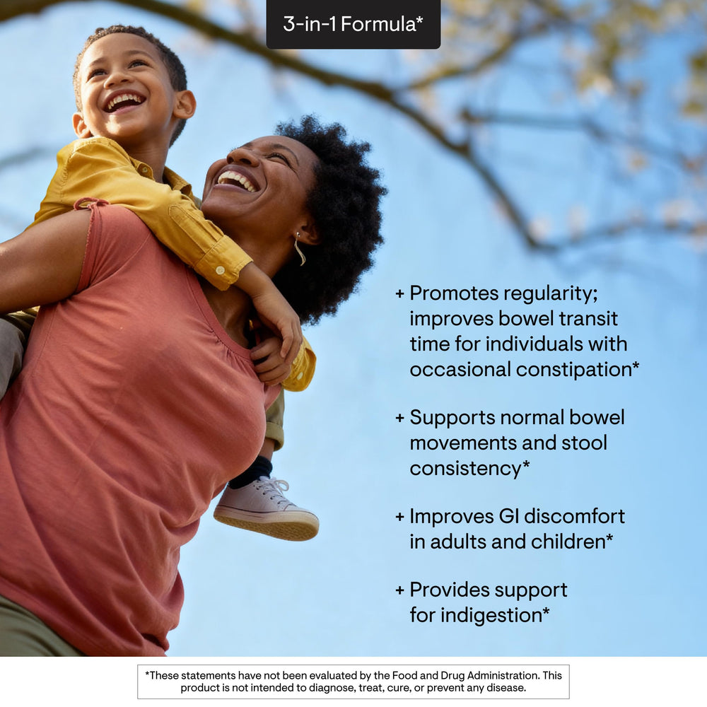 THORNE Complete Biotic family-friendly design supports everyday digestion for all ages.