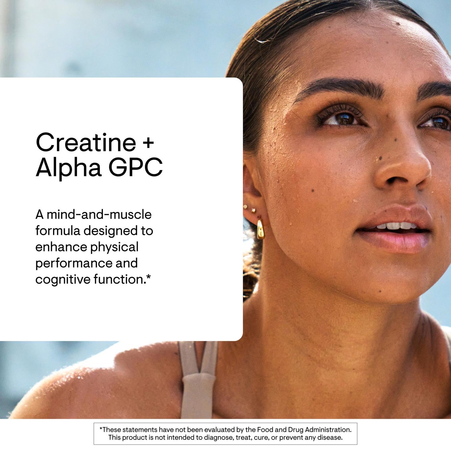 THORNE Creatine Alpha-GPC label detail highlighting clarity and NSF certification.
