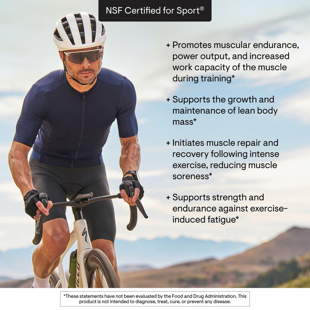 THORNE Creatine + BCAAs scoop included for consistent daily dosing
