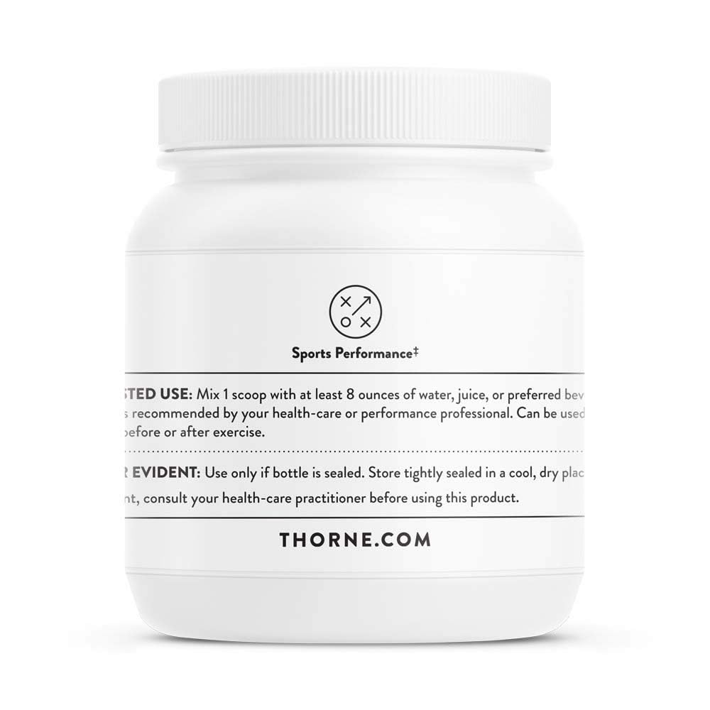 THORNE Creatine workout scene with shaker implies daily consistency.