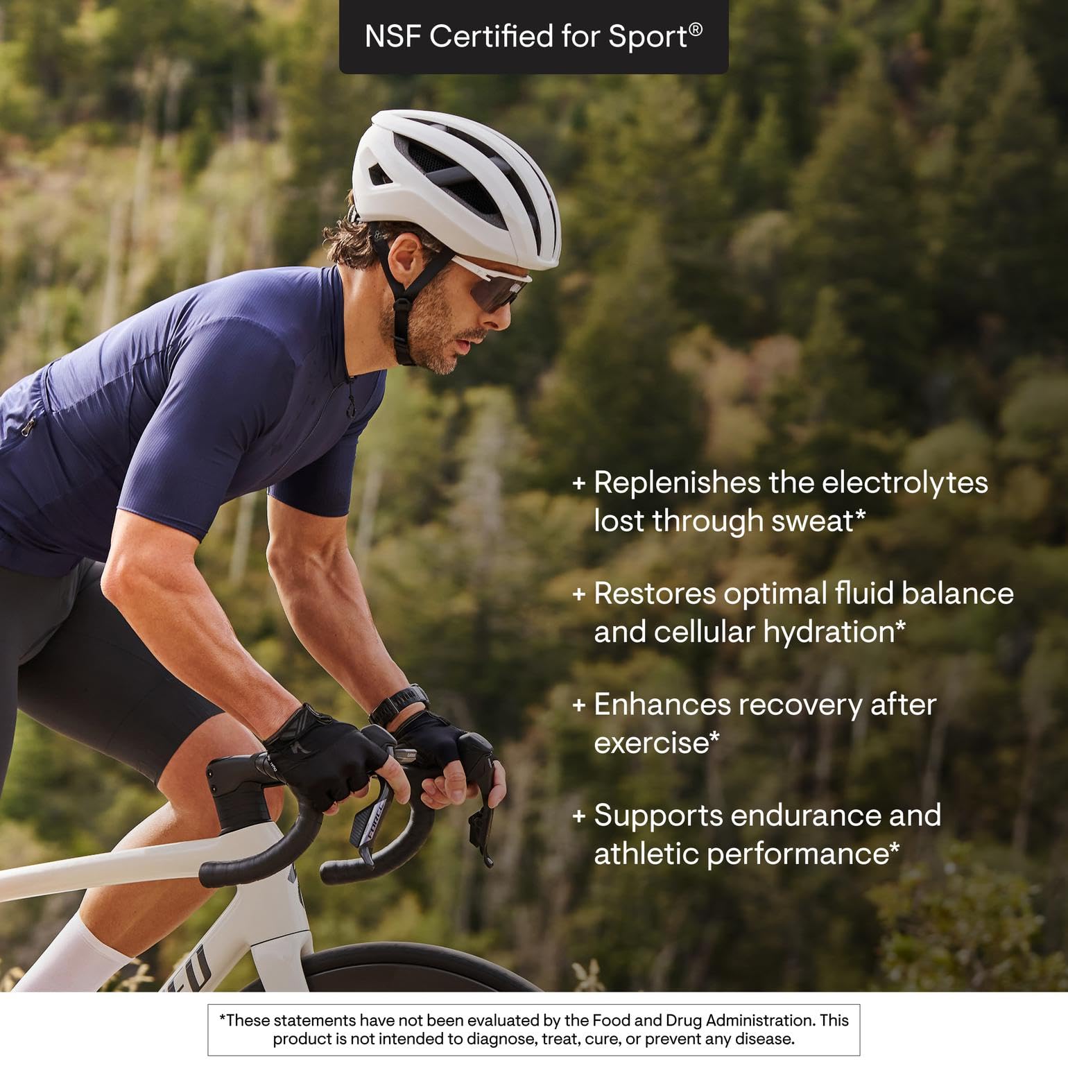 Thorne Daily Electrolytes natural flavors and colors derived from nature for clean taste.