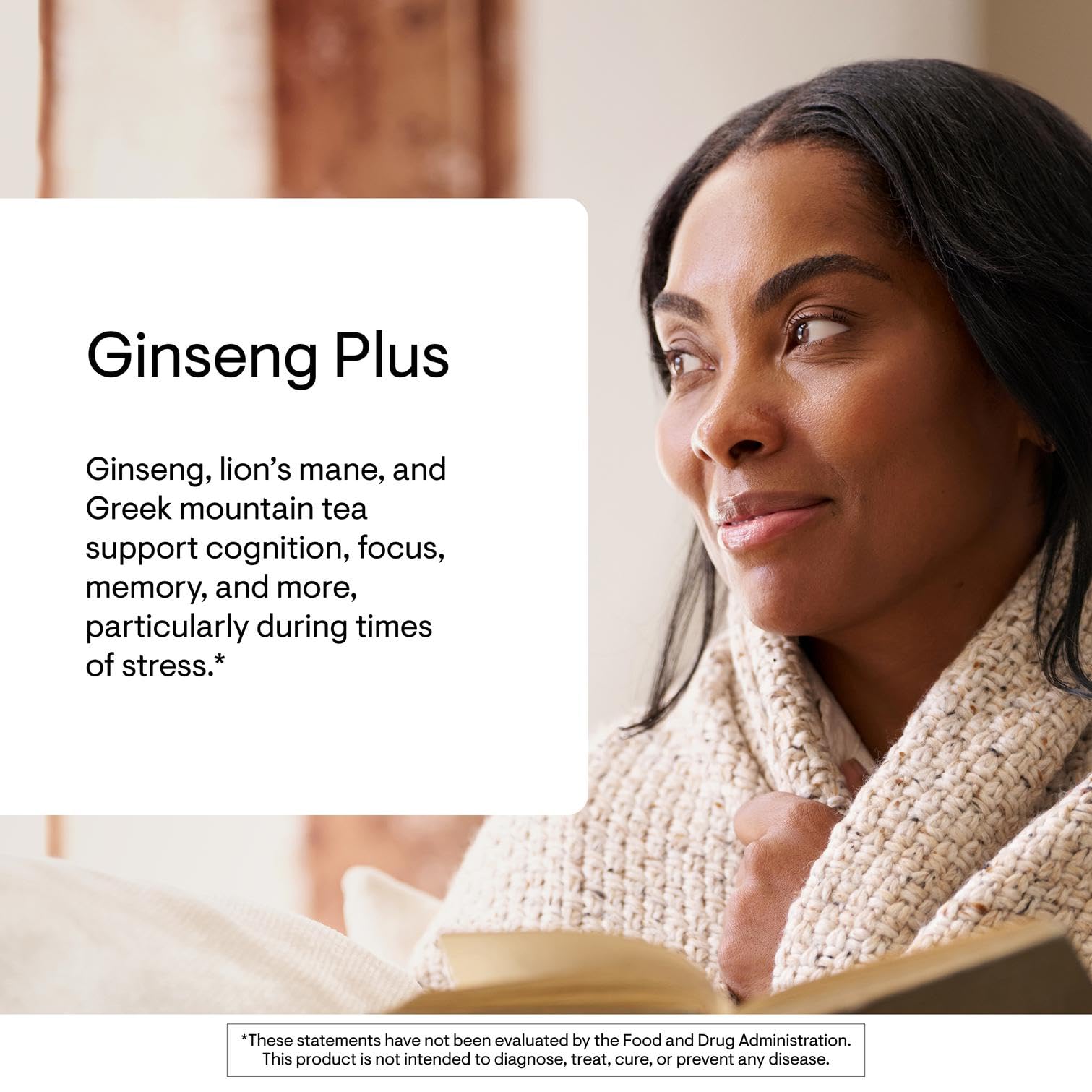 THORNE Ginseng Plus label and packaging signals quality and transparency