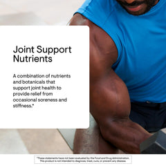 THORNE Joint Support label closeup highlighting glucosamine MSM curcumin blend