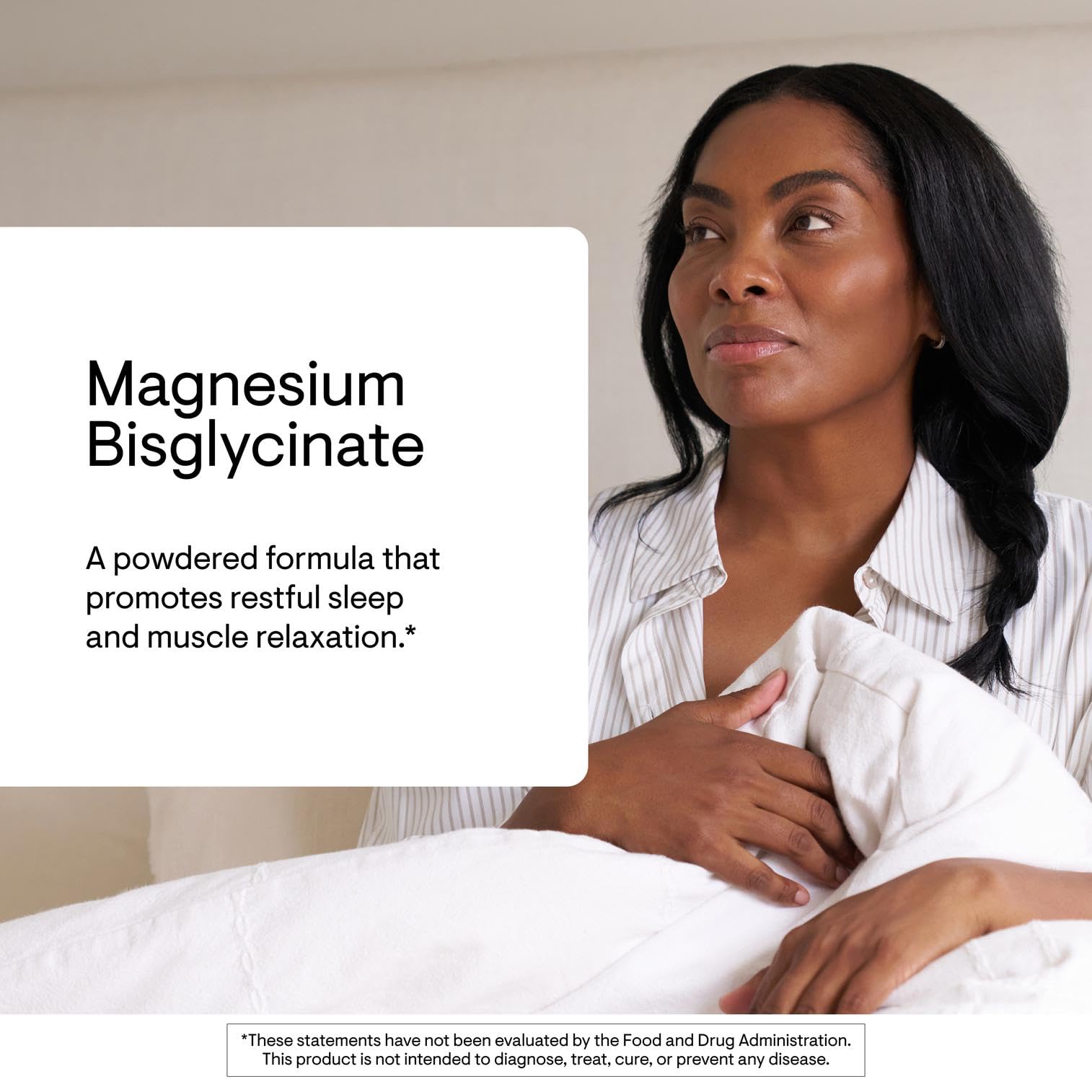 Close-up of Thorne ingredient panel highlighting magnesium bisglycinate formula
