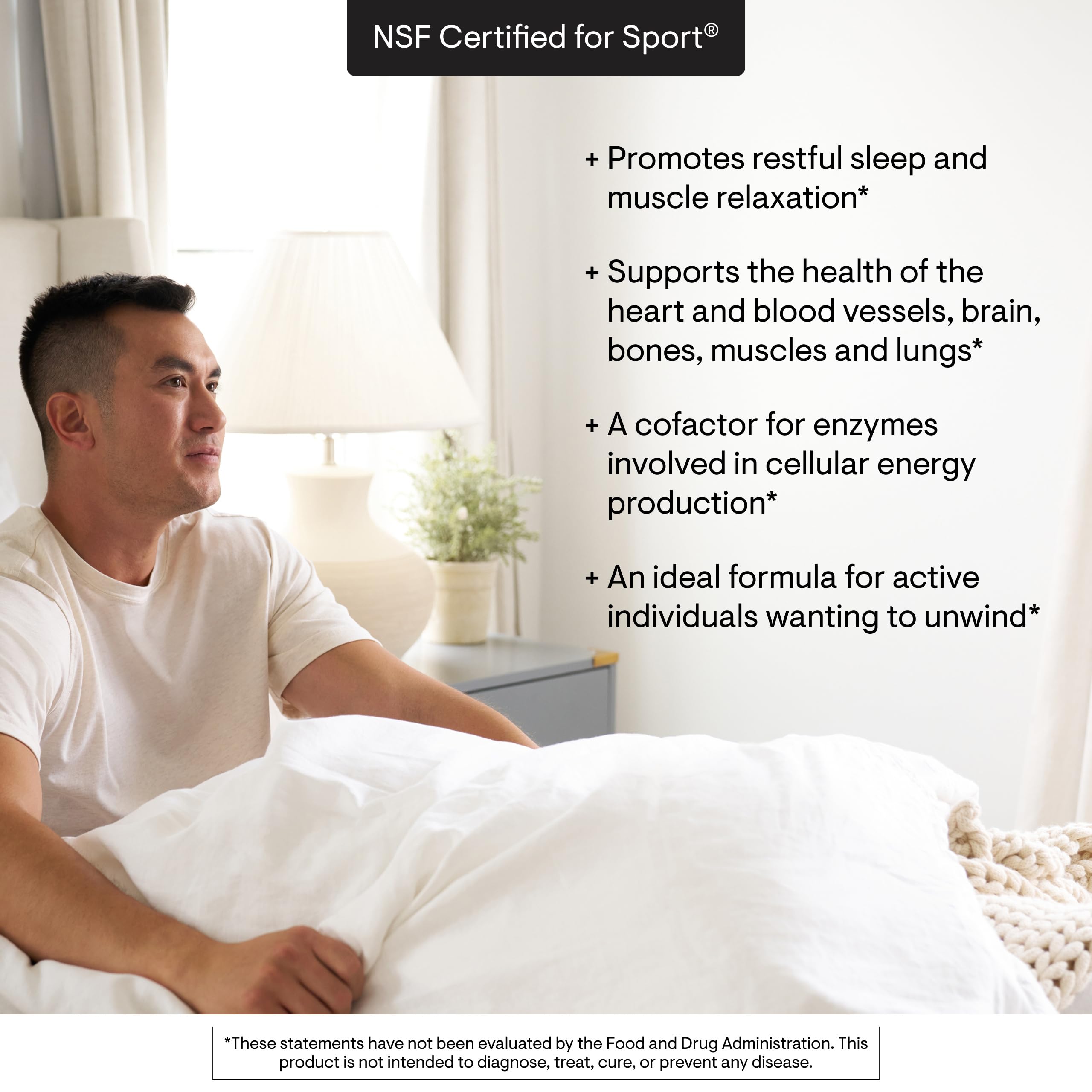 Serving spoon with Thorne powder for muscle relaxation and recovery.
