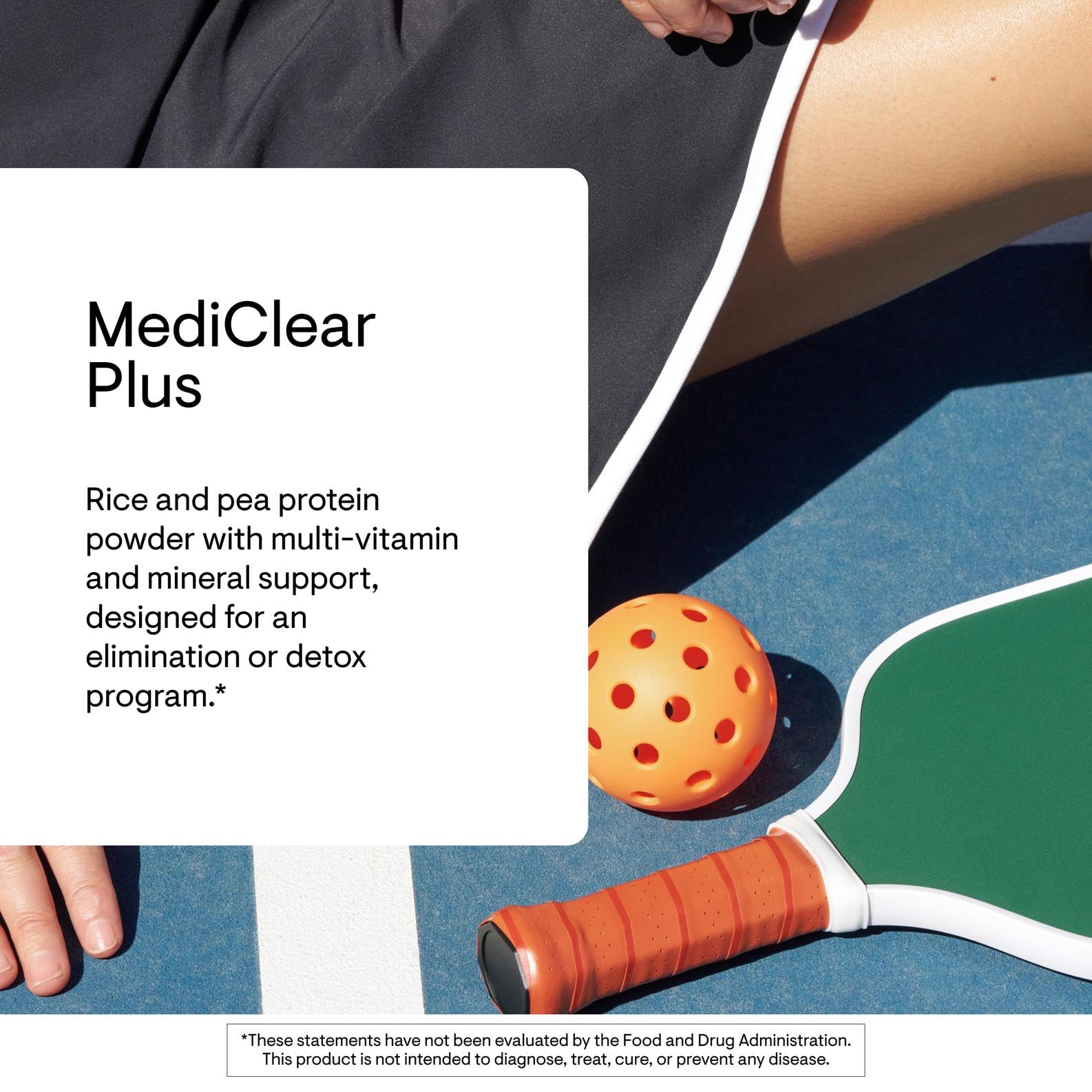 THORNE MediClear Plus scooper image for convenient daily servings.