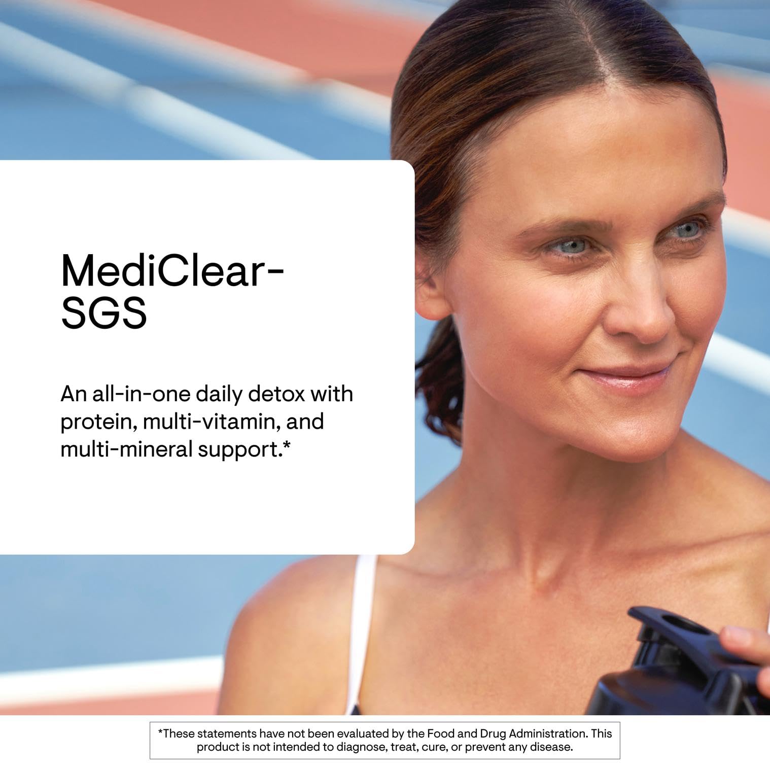 THORNE MediClear-SGS ingredients panel showing vitamins, minerals, and botanicals