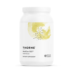 THORNE MediClear-SGS vanilla tub with plant protein and vitamins for daily nutrition