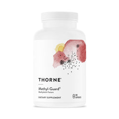 Thorne Methyl-Guard bottle front showing methylation support for daily wellness