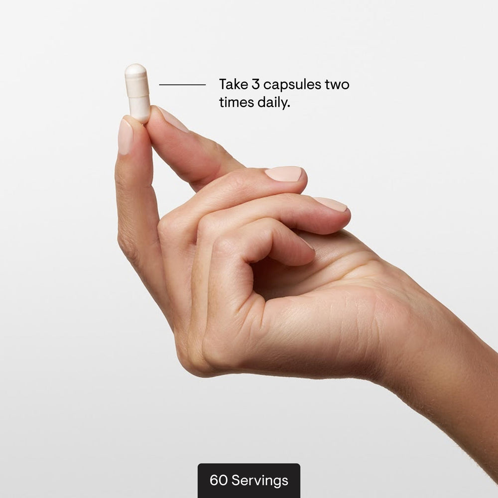 Thorne Methyl-Guard in-use demonstrates daily capsule routine for wellness support