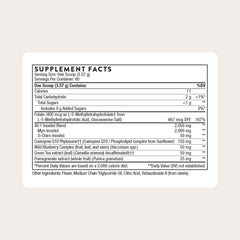 Thorne Ovarian Care inositol 40-1 ratio supports hormone balance.