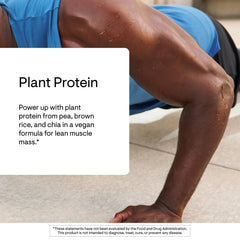 THORNE Plant Protein chocolate bag front—compact vegan protein source