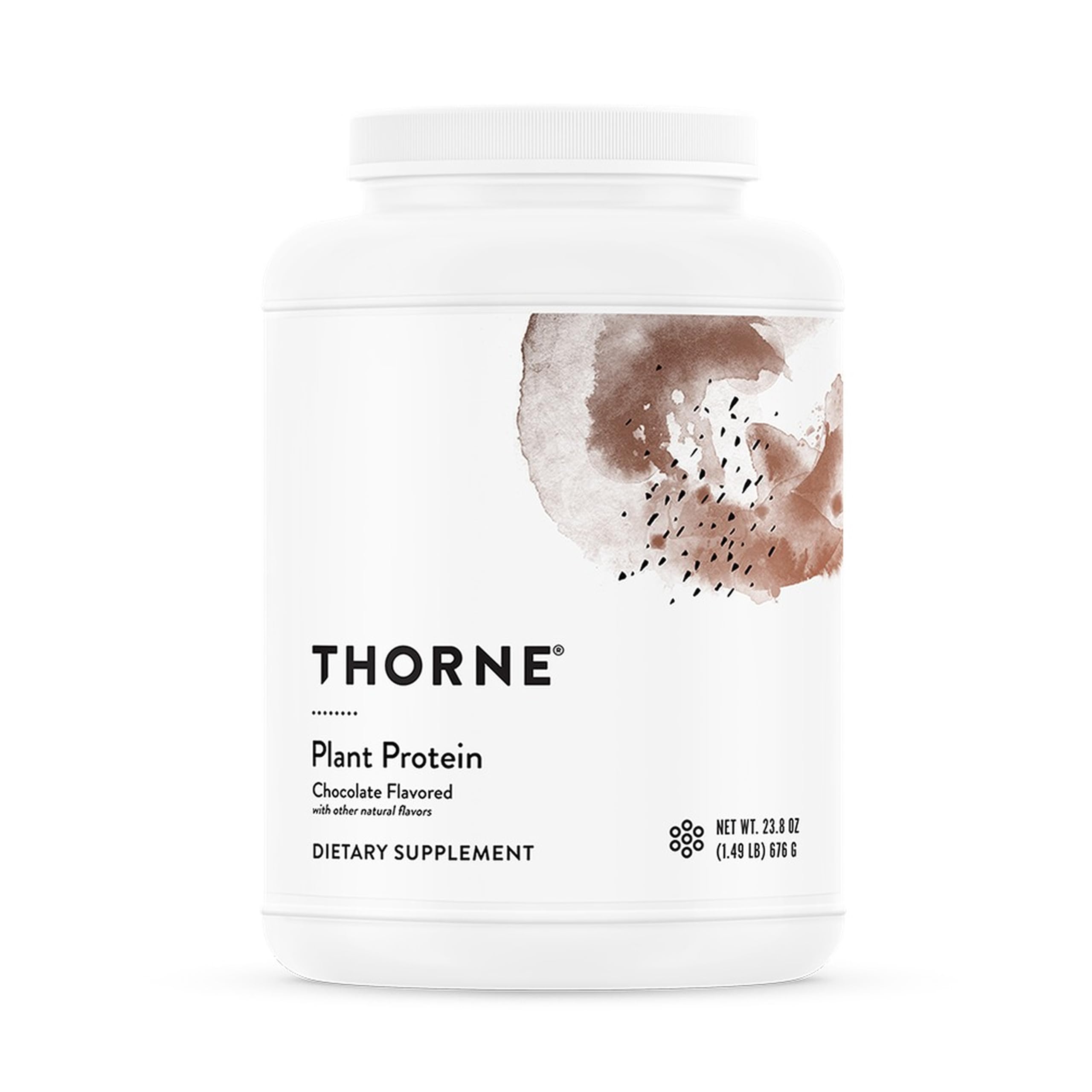 THORNE Plant Protein chocolate powder—protein-rich base for smoothies