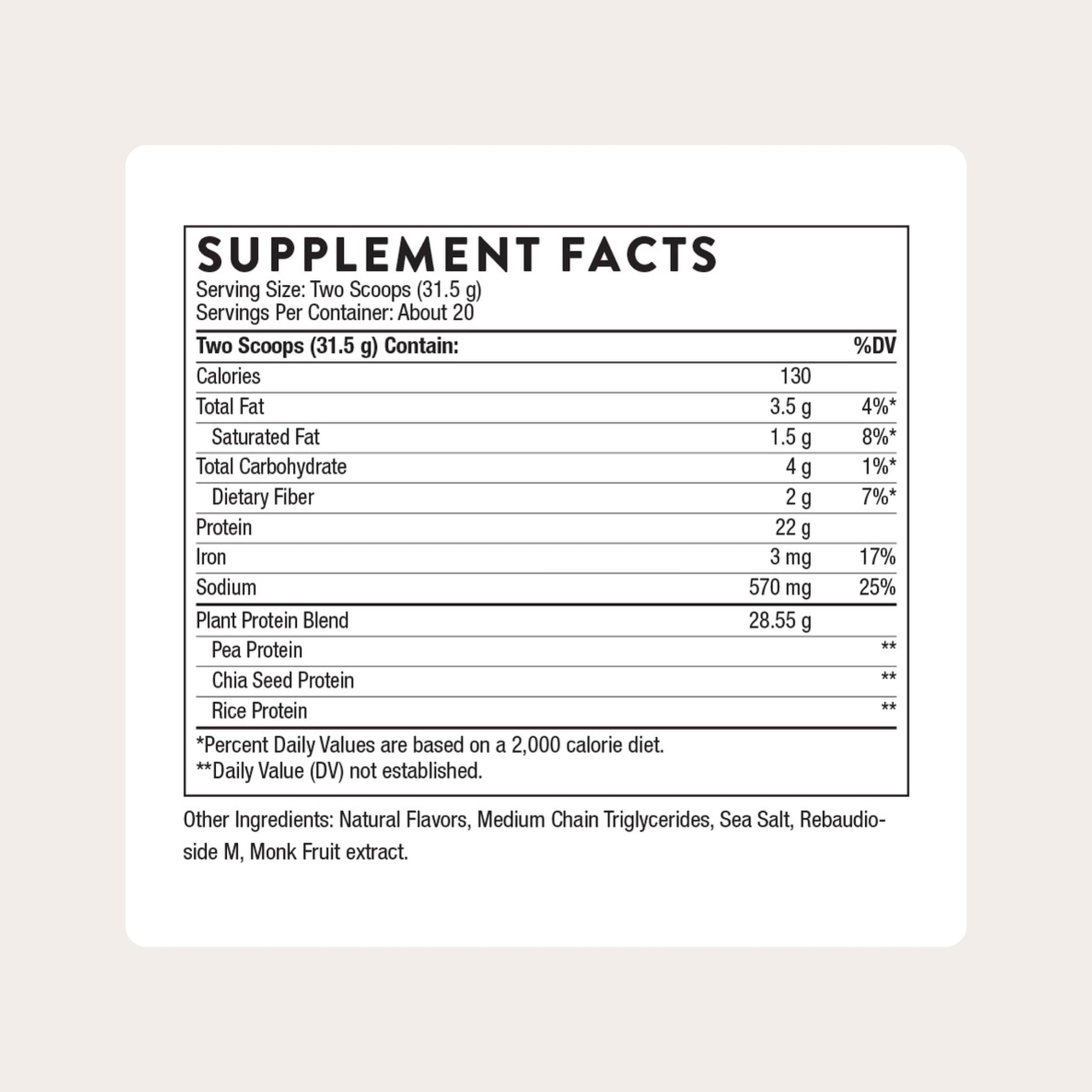 THORNE Plant Protein Vanilla scoop in bowl for a quick post-workout shake.