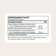THORNE S.A.T. Silymarin phytosome capsules with enhanced absorption