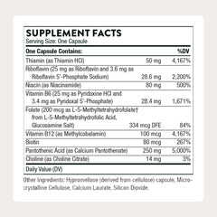 THORNE Stress B-Complex capsules ready for daily energy and focus routines.