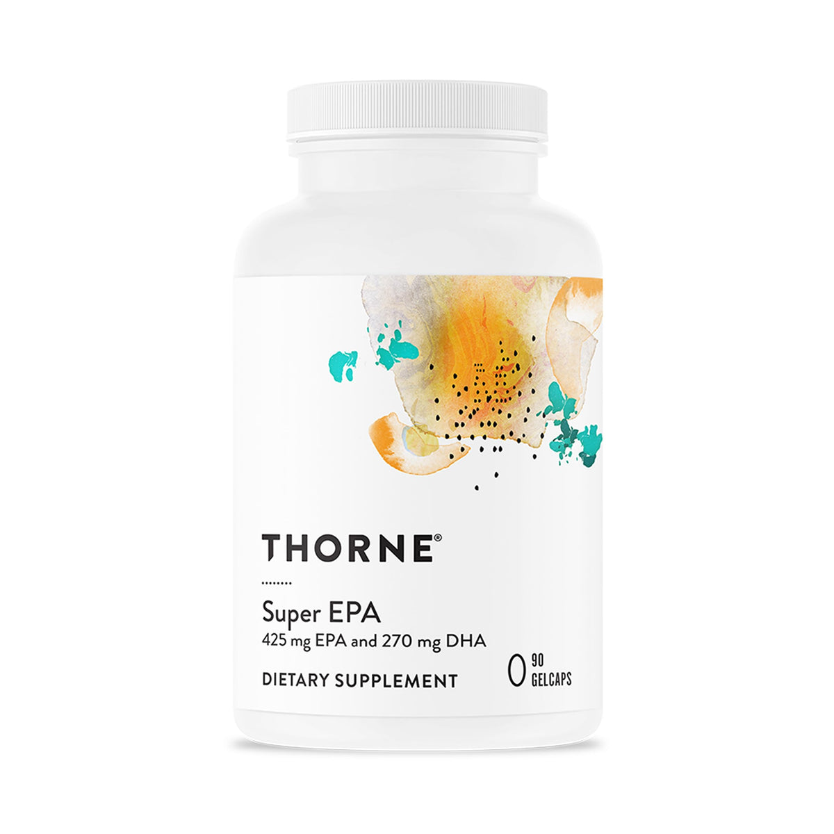 THORNE Super EPA bottle front showing omega-3 supplement for daily wellness